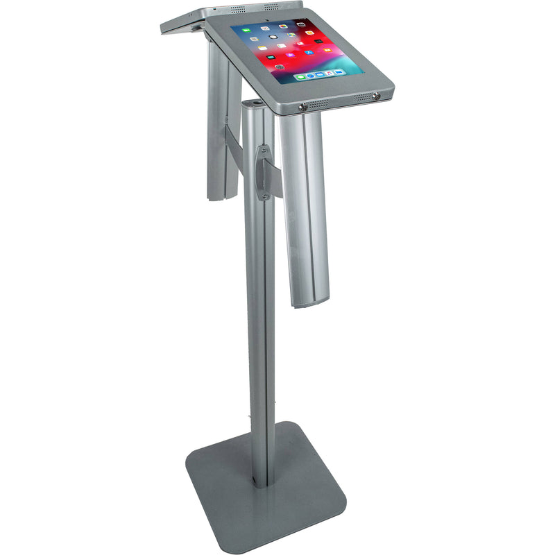 CTA Digital Twin Kiosk Security Floor Stand for Select iPads