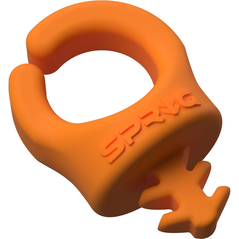 Sprig Big Cable Management Device for 3/8"-16 Threaded Holes (Orange, 3-Pack)