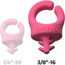 Sprig Big Cable Management Device for 3/8"-16 Threaded Holes (Pink, 3-Pack)