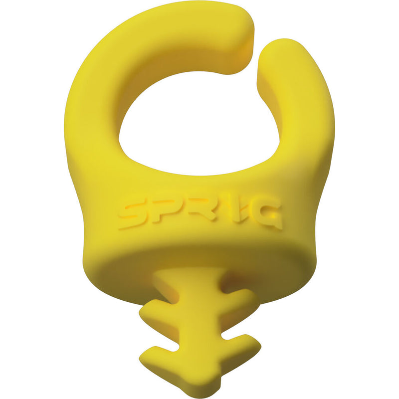 Sprig Big Cable Management Device for 3/8"-16 Threaded Holes (Yellow, 3-Pack)