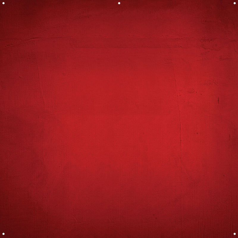 Westcott X-Drop Fabric Backdrop (Aged Red Wall, 8 x 8')