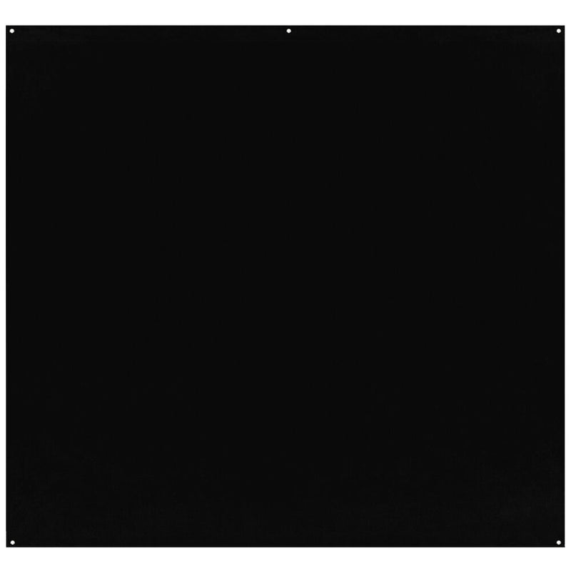 Westcott X-Drop Pro Wrinkle-Resistant Backdrop (Rich Black, 8 x 8')