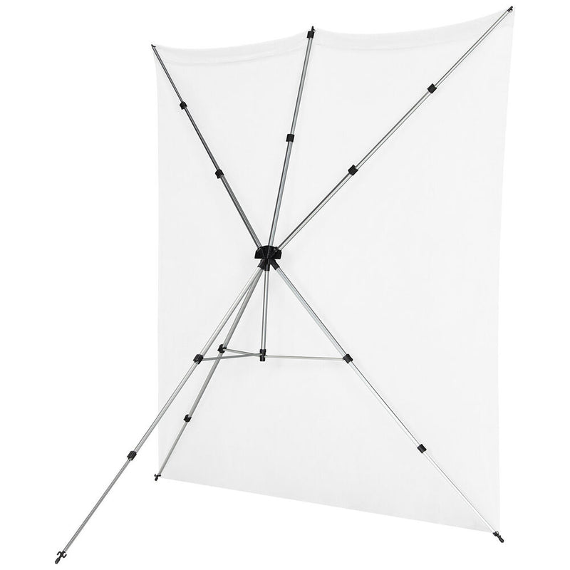 Westcott X-Drop Pro Water-Resistant Backdrop Kit (High-Key White, 8 x 8')