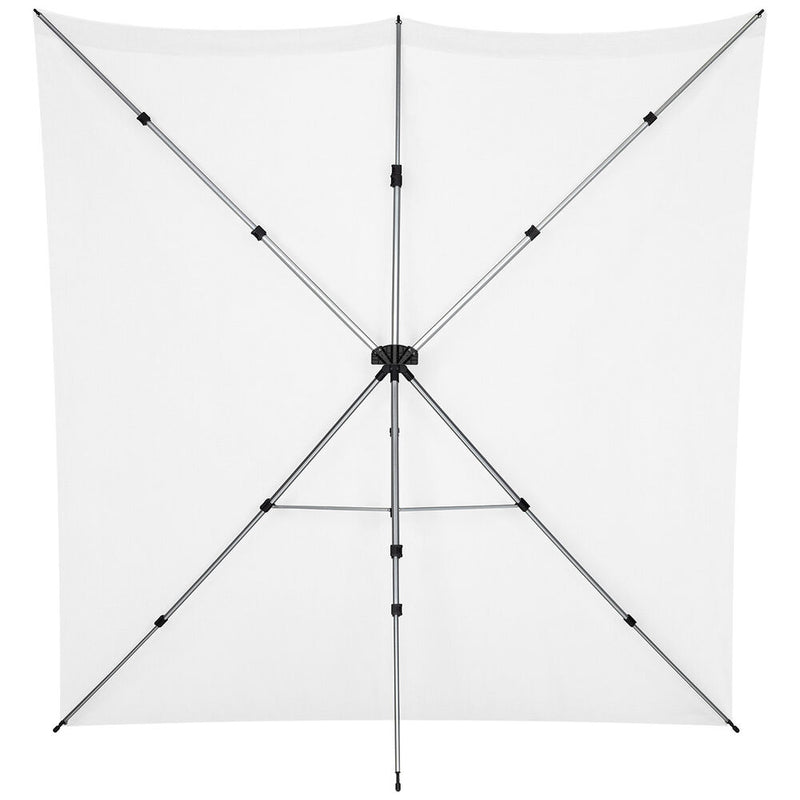 Westcott X-Drop Pro Water-Resistant Backdrop Kit (High-Key White, 8 x 8')