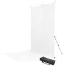 Westcott X-Drop Pro Water-Resistant Backdrop Sweep&nbsp;Kit (High-Key White, 8 x 13')