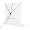 Westcott X-Drop Pro Water-Resistant Backdrop Sweep&nbsp;Kit (High-Key White, 8 x 13')