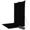 Westcott X-Drop Fabric Backdrop Sweep Kit (Rich Black, 8 x 13')