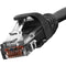 Pearstone Cat 5e Snagless Network Patch Cable (Black, 3')