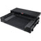 ProX Flight Case for Pioneer DDJ-REV7 Case Black On Black with Sliding Laptop Shelf with Wheels