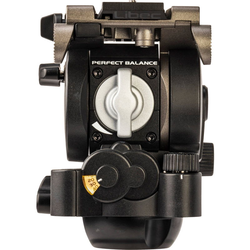 Libec H25 75mm Ball and Flat Base Video Head with Pan Handle (11 lb Payload)