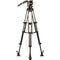 Libec HS-150M Tripod System with H15 Head, Mid-Level Spreader, Rubber Feet & Case