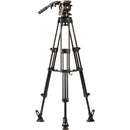 Libec HS-250M Tripod System with H25 Head, Mid-Level Spreader, Rubber Feet & Case