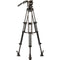 Libec HS-250M Tripod System with H25 Head, Mid-Level Spreader, Rubber Feet & Case