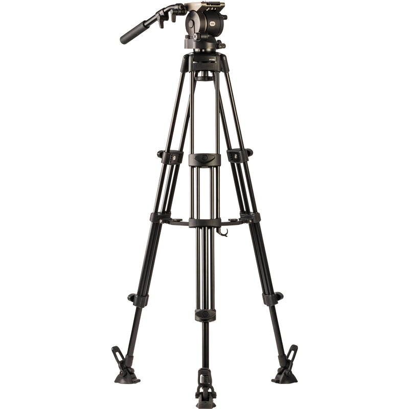 Libec HS-250M Tripod System with H25 Head, Mid-Level Spreader, Rubber Feet & Case