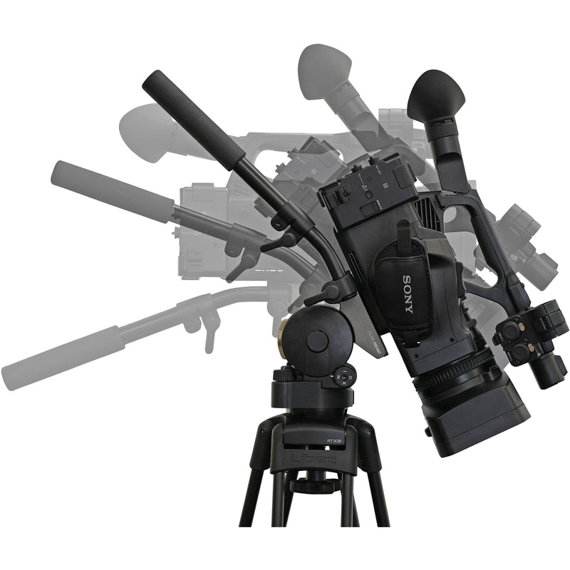 Libec H15 75mm Ball and Flat Base Video Head with Pan Handle (6.6 lb Payload)