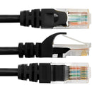 Pearstone Cat 5e Snagless Network Patch Cable (Black, 1')