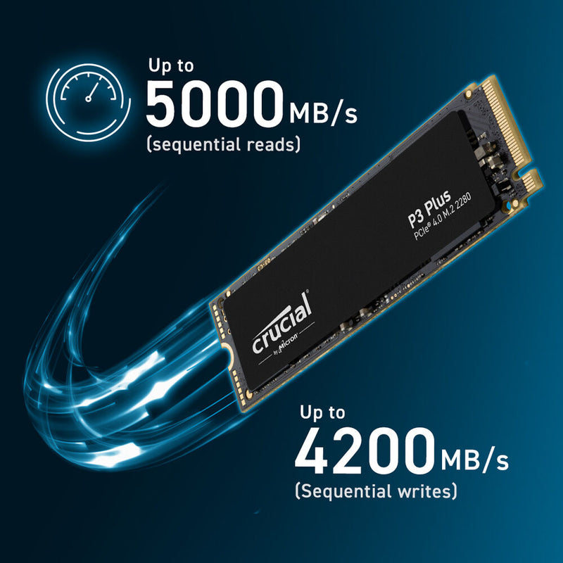 Crucial 4TB P3 Plus NVMe PCIe 4.0 M.2 Internal SSD