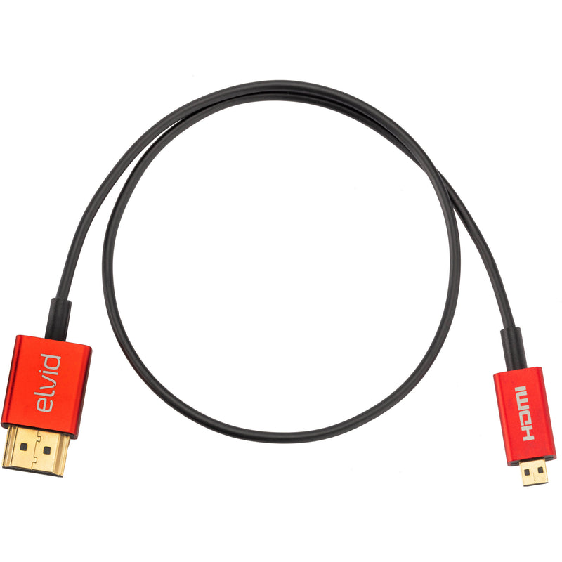 Elvid Hyper-Thin 8K Ultra High-Speed Micro-HDMI to HDMI Cable (1.6')