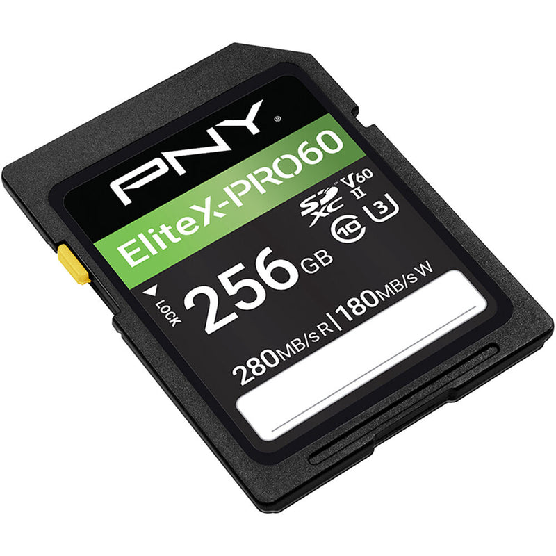 PNY 256GB EliteX-PRO60 UHS-II SDXC Memory Card