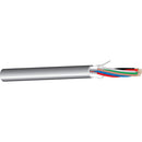 West Penn Plenum-Rated 253270B 22 AWG 6-Conductor Shielded Cable (1000', Gray)