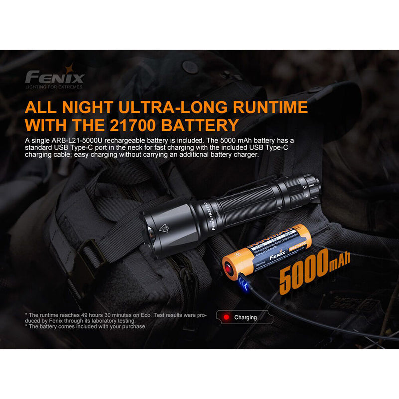 Fenix Flashlight TK22-TAC Rechargeable Tactical LED Flashlight