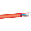 West Penn 700 14 AWG 4-Conductor Unshielded Fire Alarm Signaling Cable (1000', Red)