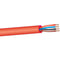West Penn 700 14 AWG 4-Conductor Unshielded Fire Alarm Signaling Cable (1000', Red)
