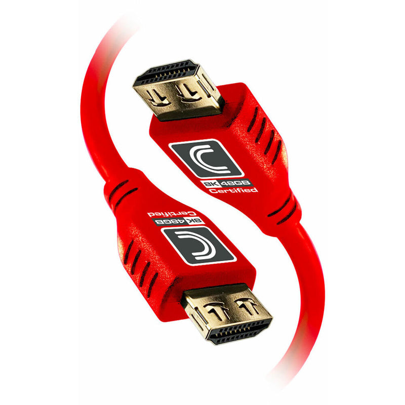 Comprehensive MicroFlex Pro AV/IT Integrator Ultra High-Speed HDMI Cable with Ethernet (Red, 9')
