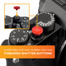 Vello 2X Soft Shutter Button Set (Black)