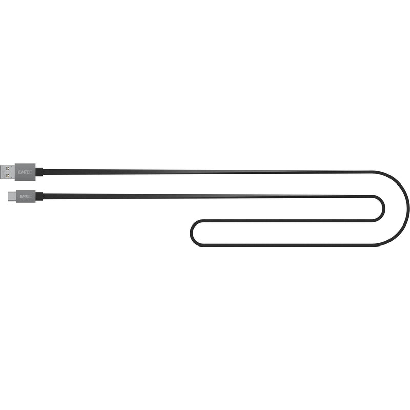 EMTEC T700 USB 3.2 Gen 2 Type-A to Type-C Cable (3', Black)