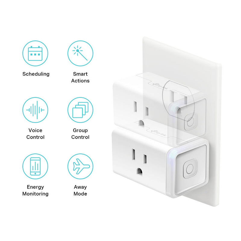 TP-Link EP25 Kasa Smart Wi-Fi Plug Slim with Energy Monitoring (4-Pack)