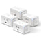 TP-Link EP25 Kasa Smart Wi-Fi Plug Slim with Energy Monitoring (4-Pack)