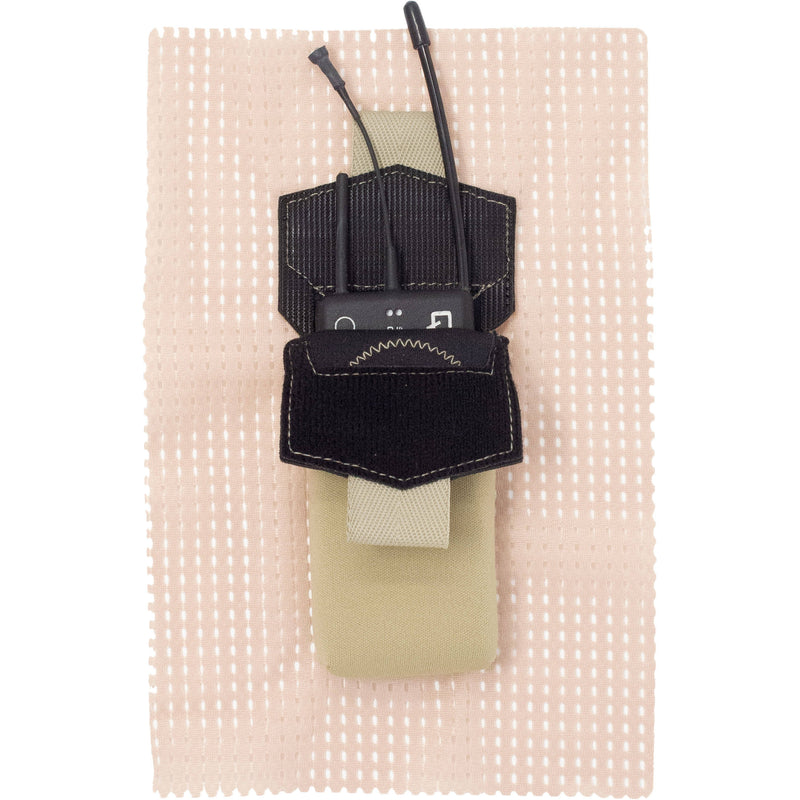 Wireless Mic Belts Sew-In Pac for Q5X PlayerMic Transmitter (Black)