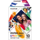 FUJIFILM INSTAX MINI Spray Art Instant Film (10 Exposures)