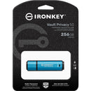 Kingston 256GB IronKey Vault Privacy 50 Series USB-A 3.2 Gen 1 Flash Drive (TAA Compliant)