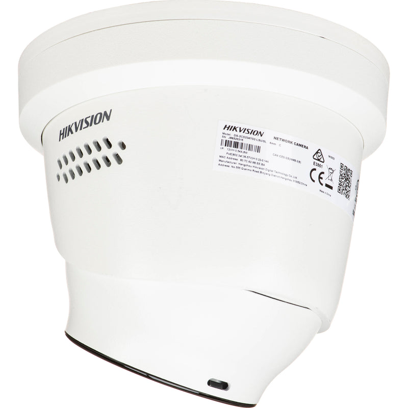 Hikvision ColorVu DS-2CD2347G2-LSU/SL 4MP Outdoor Network Turret Camera with 4mm Lens