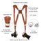 Coiro Padded Harness (Tan)