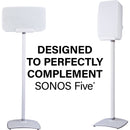 SANUS Speaker Stand for Sonos Five & PLAY:5 Speakers (White)