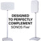 SANUS Speaker Stand for Sonos Five & PLAY:5 Speakers (White)