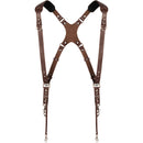 Coiro Skinny Dual Camera Harness (Brown)