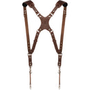 Coiro Skinny Dual Camera Harness (Brown)