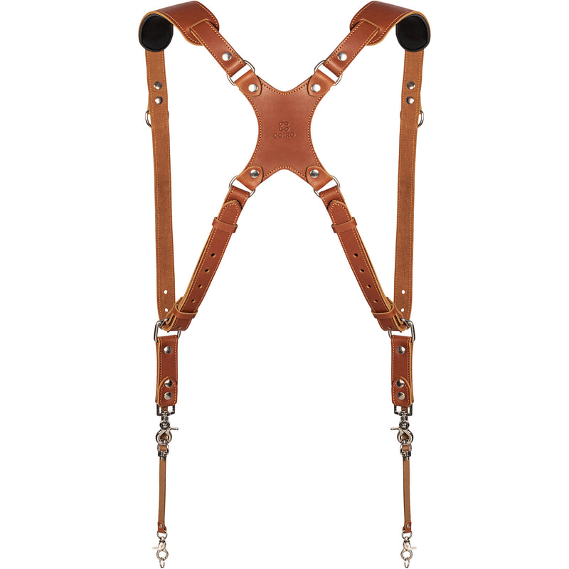 Coiro Skinny Dual Camera Harness (Tan)