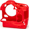 easyCover Silicone Protection Cover for Canon EOS R3 (Red)