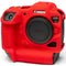 easyCover Silicone Protection Cover for Canon EOS R3 (Red)