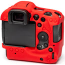 easyCover Silicone Protection Cover for Canon EOS R3 (Red)