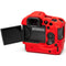 easyCover Silicone Protection Cover for Canon EOS R3 (Red)