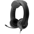 HamiltonBuhl Kids Flex-Phones Headset with Gooseneck Microphone (Black)