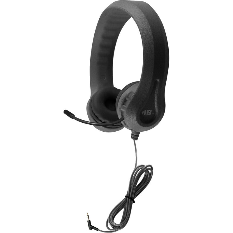 HamiltonBuhl Kids Flex-Phones Headset with Gooseneck Microphone (Black)