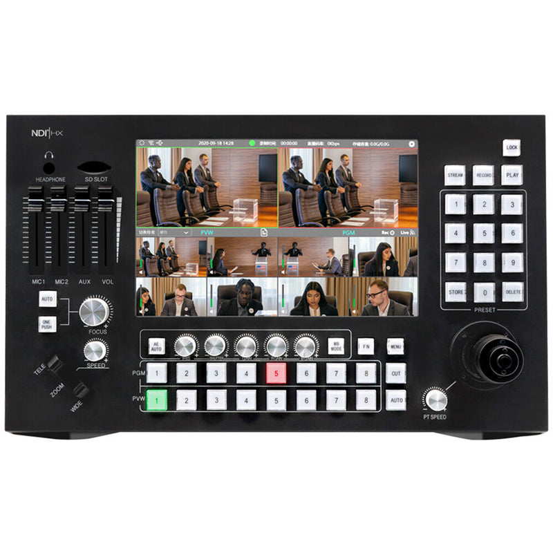 PTZCam Switch N8 8-Channel NDI Switcher and PTZ Controller