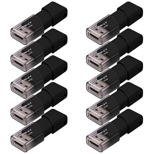 PNY 16GB Attach&eacute; 3 USB 2.0 Flash Drive (10-Pack)